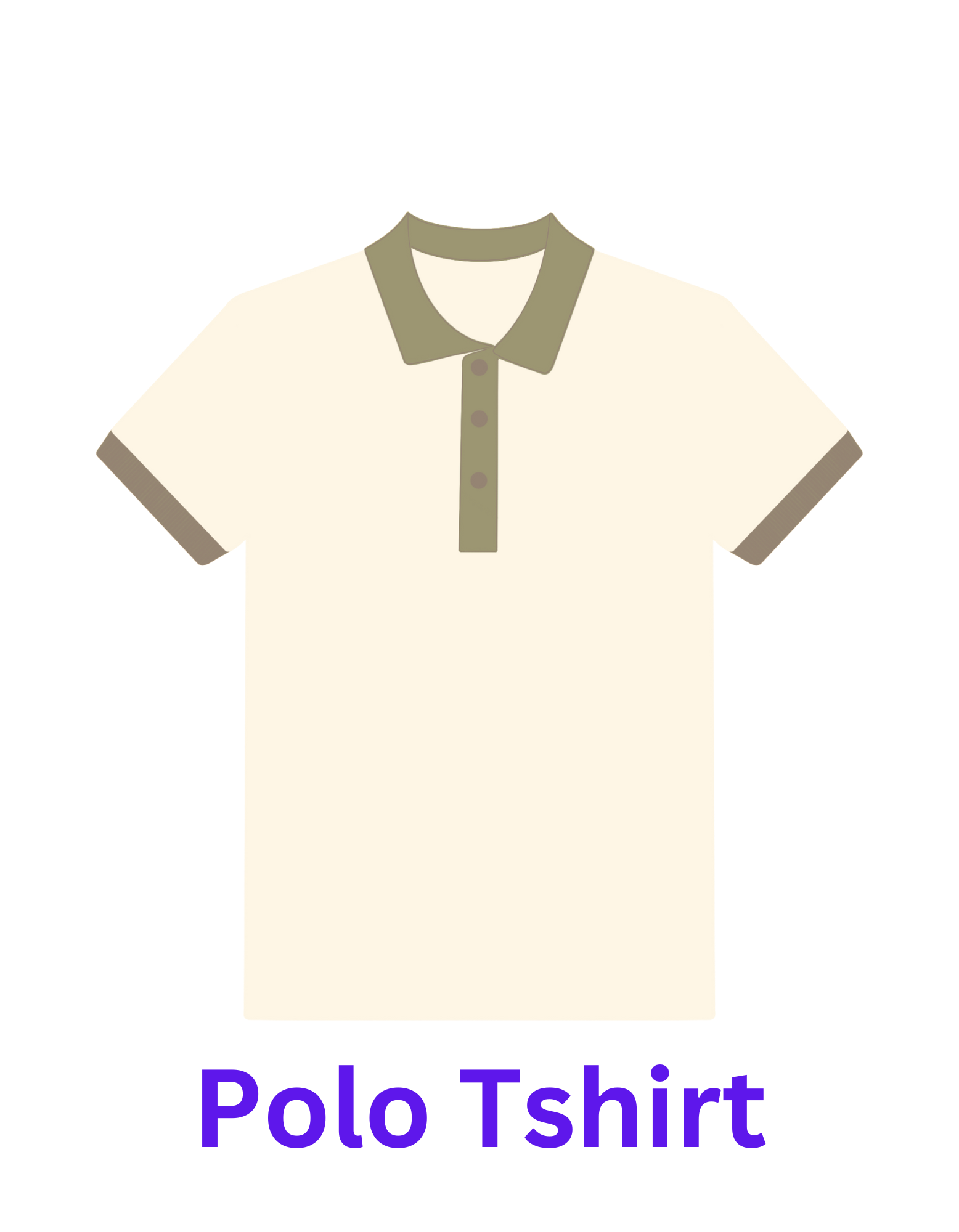 A white polo tshirt with a collared neckline, three-button placket, and short sleeves. The shirt is made of knitted cotton fabric and has a relaxed fit. It is styled with a small logo embroidered on the chest."