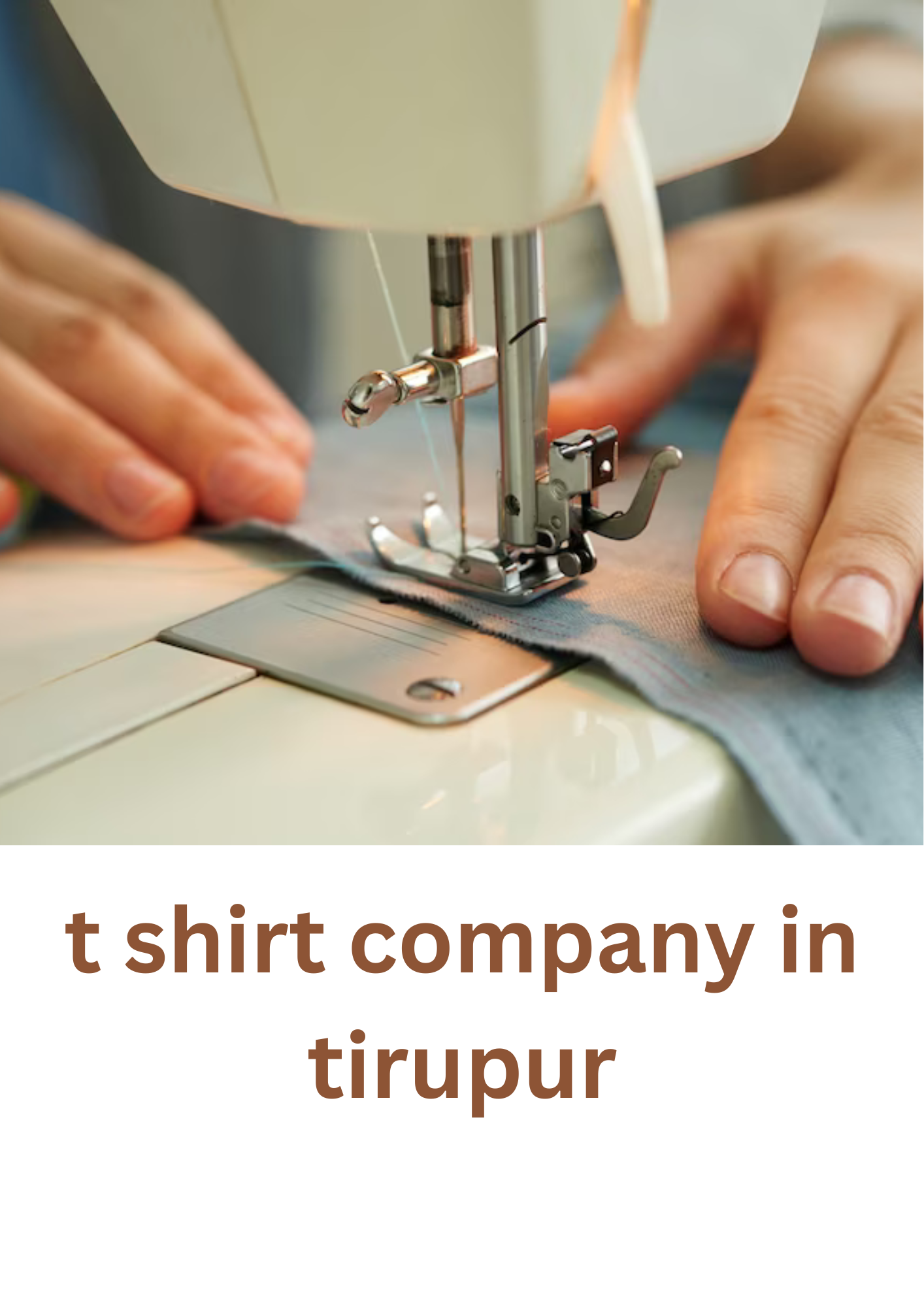 A collection of stylish and sustainable T-shirts from a reputable company in Tirupur."